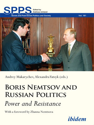 cover image of Boris Nemtsov and Russian Politics